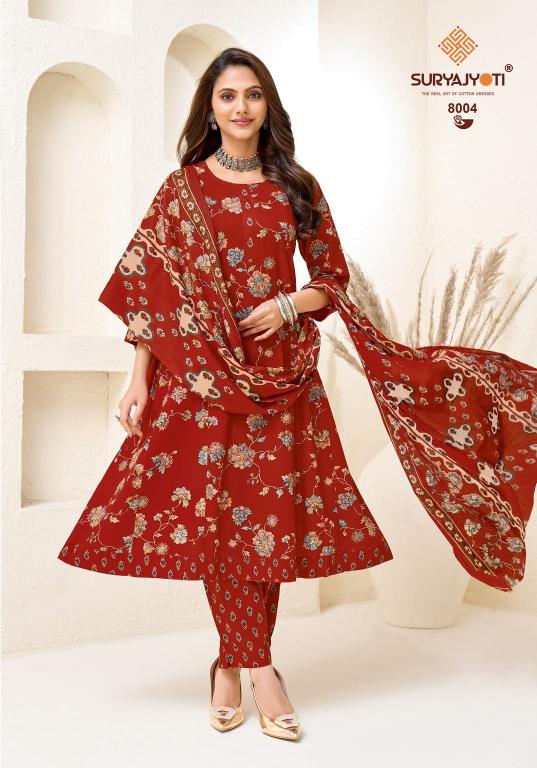 Suryajyoti rashi vol-8 designer kurtis wholesale market in delhi